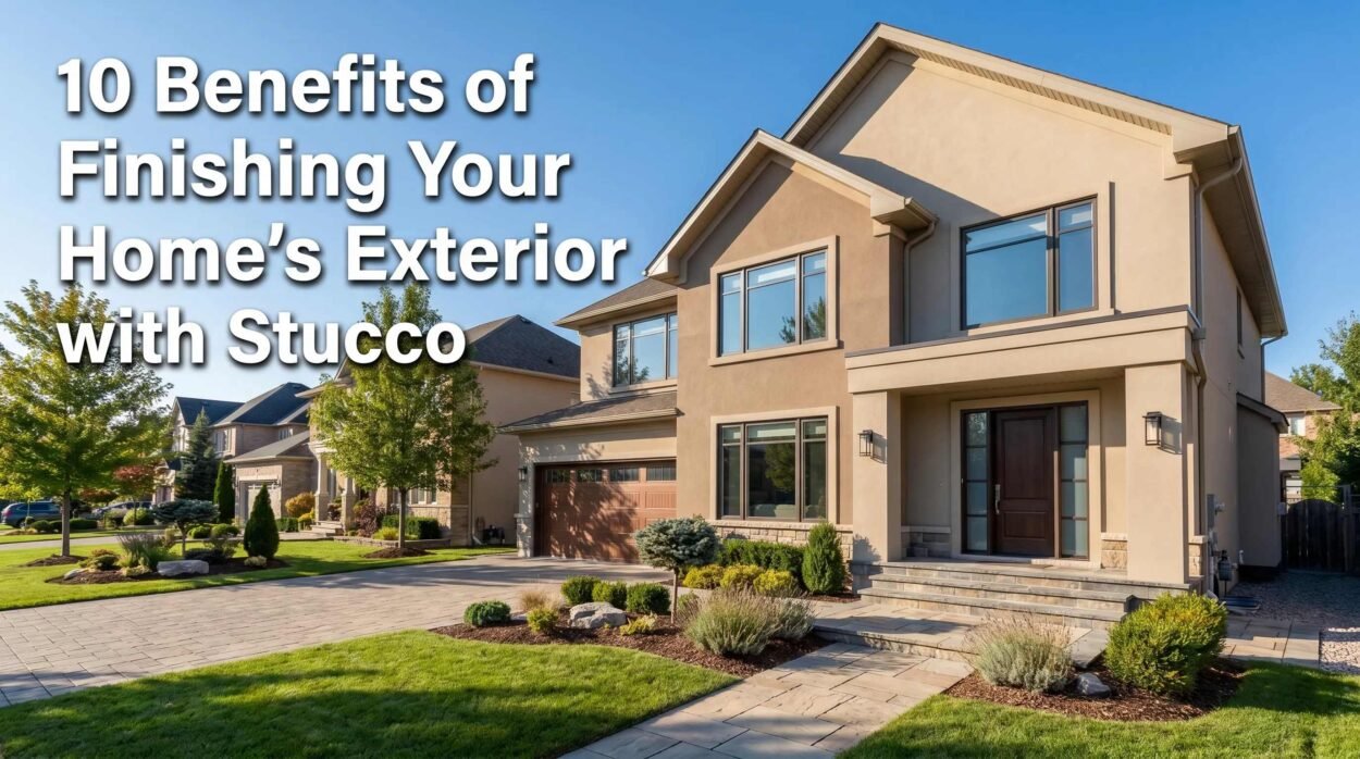 Benefits of Residential Stucco in Mississauga Homes
