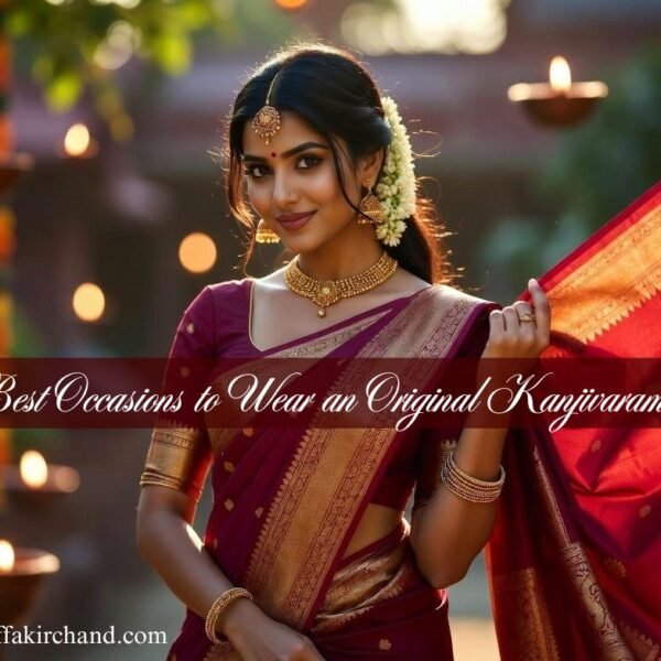 Best Occasions to Wear an Original Kanjivaram Saree