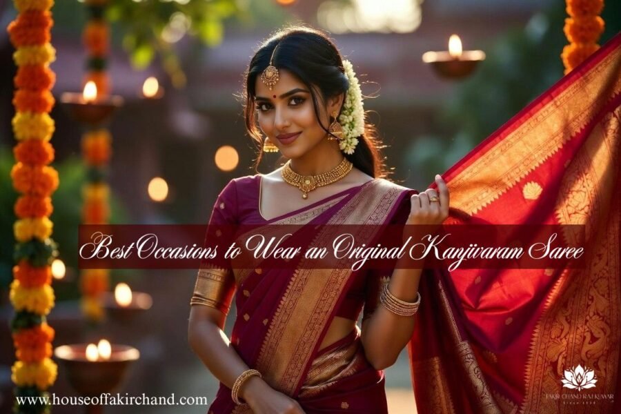 Best Occasions to Wear an Original Kanjivaram Saree