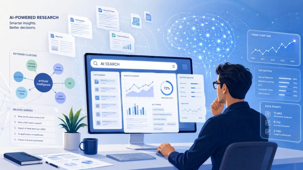 AI search research