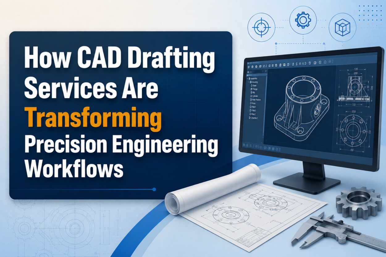 How CAD Drafting Services Are Transforming Precision Engineering Workflows