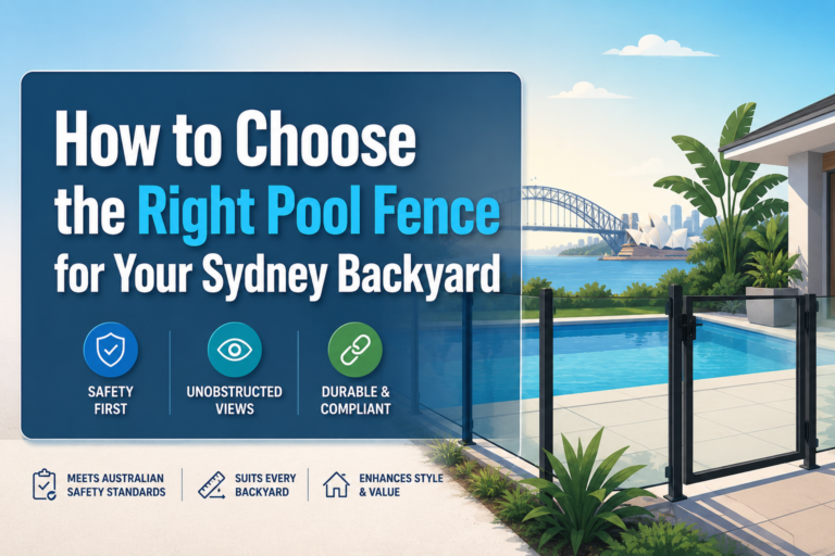How to Choose the Right Pool Fence for Your Sydney Backyard