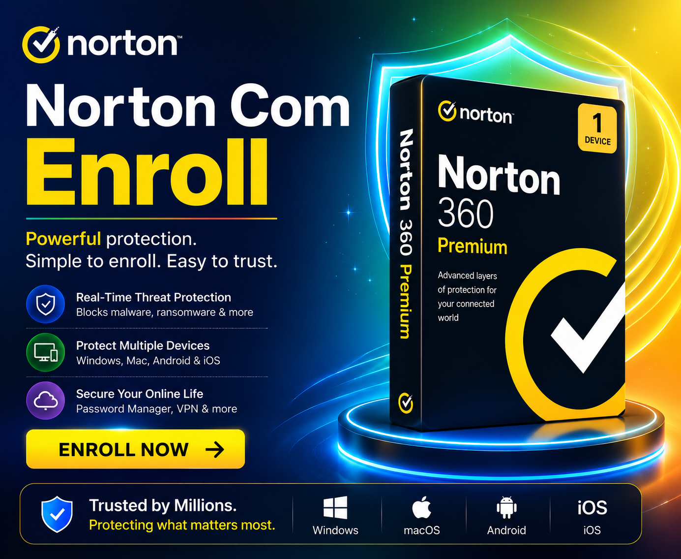 Norton Com Enroll for Better Antivirus Protection