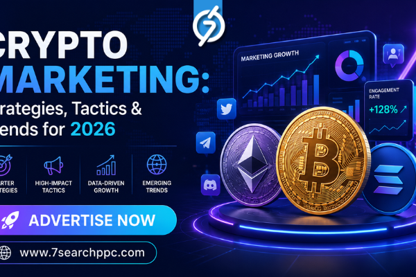 Mastering Crypto Marketing: Effective Strategies, Trends, and Techniques The cryptocurrency industry is evolving faster than most digital sectors, and marketing has transformed alongside it. In 2026, brands are no longer relying only on hype or short term attention. Instead, successful projects are focused on transparency, education, trust building, and long term community engagement. According to industry sources, as blockchain usage and decentralized finance continue to grow globally, there is intense competition among exchanges, NFT efforts, wallets, and Web3 companies. Better audience targeting, more intelligent acquisition techniques, and scalable marketing strategies that yield quantifiable outcomes are what advertisers are looking for. This shift has made Crypto Marketing one of the most influential growth drivers in the blockchain economy. This comprehensive guide will teach you how crypto marketing operates, why it differs from traditional marketing, and which tried-and-true tactics are influencing blockchain promotion in 2026. One of the biggest challenges businesses face is standing out in a market crowded with thousands of crypto products competing for user trust. You will discover how crypto marketing functions, how it varies from traditional marketing, and which tried-and-true tactics are influencing blockchain promotion in 2026 by reading this comprehensive book. >>Drive More Clicks with Crypto Marketing Campaigns!