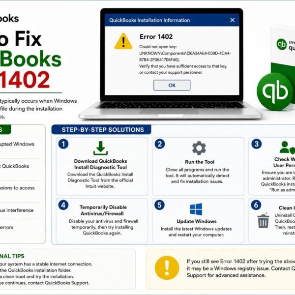 QuickBooks Error 1402