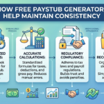 How Paystub Generator Free Tools Help Maintain Consistency