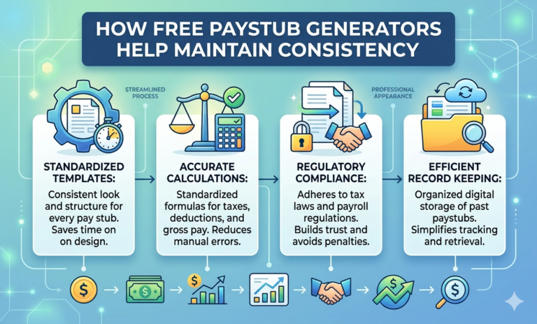 How Paystub Generator Free Tools Help Maintain Consistency