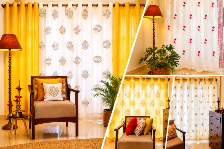Hand Block Print Curtains Online