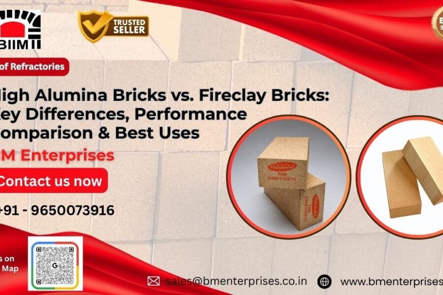 High Alumina Bricks vs. Fireclay Bricks
