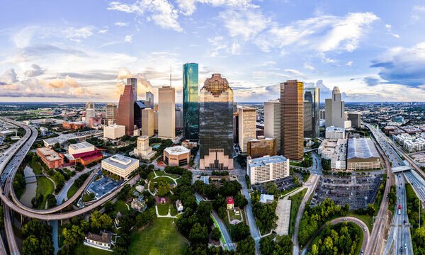 Houston aerial photography