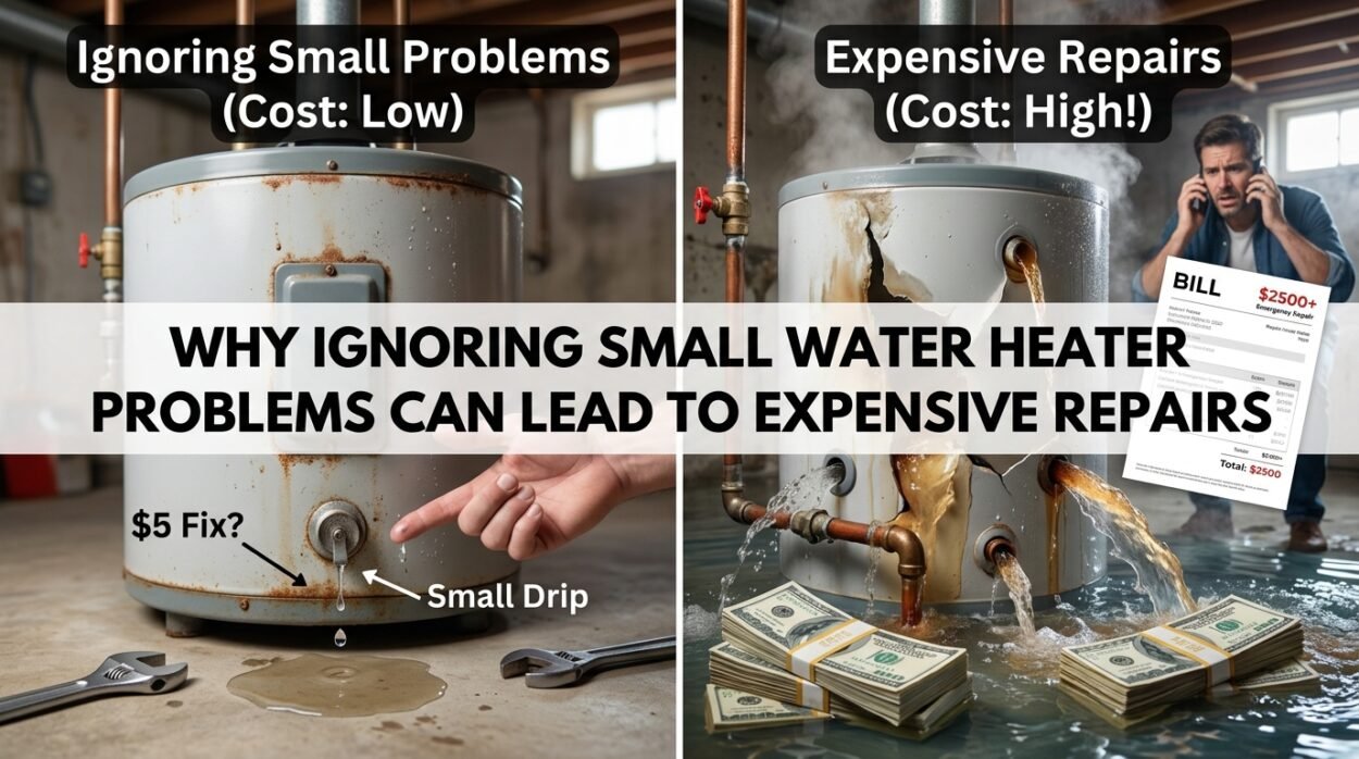 Why Ignoring Small Water Heater Problems Can Lead to Expensive Repairs