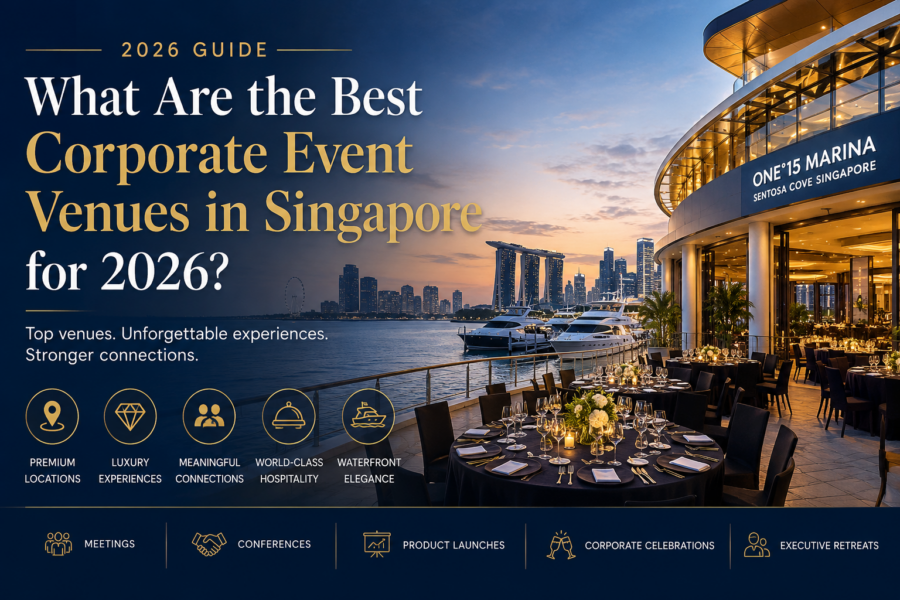 Luxurious waterfront venues in Singapore