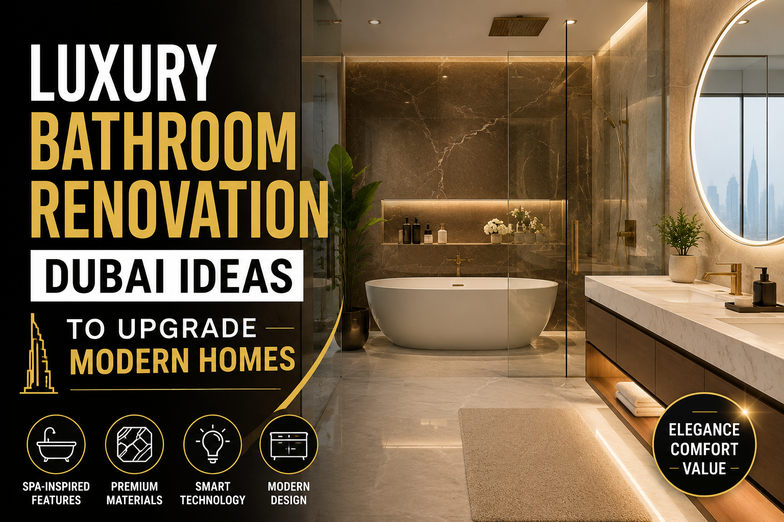 Luxury bathroom renovation ideas