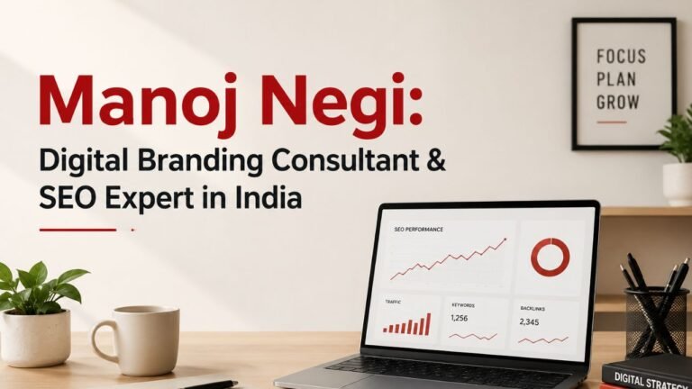 SEO Expert in India - Manoj Negi