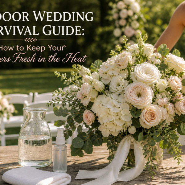 Outdoor Wedding Survival Guide How to Keep Your Flowers Fresh in the Heat