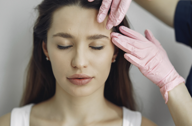 botox bump on forehead