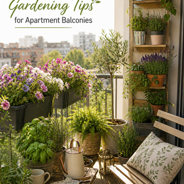 Small Space Gardening Tips for Apartment Balconies
