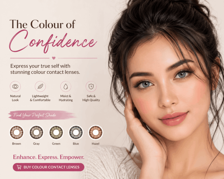 The Colour of Confidence - Buy Colour Contact Lenses Online