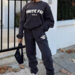 White Fox Graphic Sweatshirt & Jogger Co-Ord