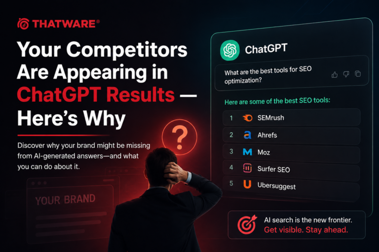 Your Competitors Are Appearing in ChatGPT Results