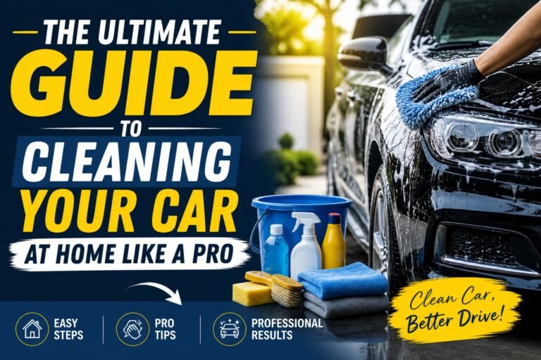 Guide to cleaning your car at home