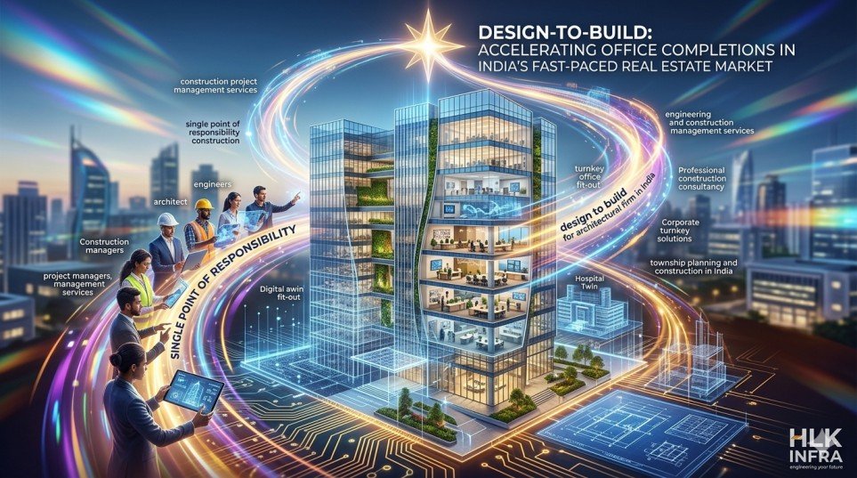 Design-to-Build: Accelerating Office Completions in India’s Fast-Paced Real Estate Market.