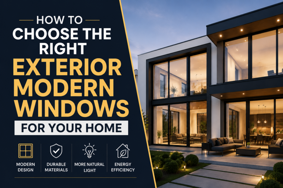 exterior modern windows