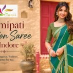 laxmipati-green-chiffon-saree-indore