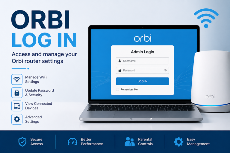 log into orbi router