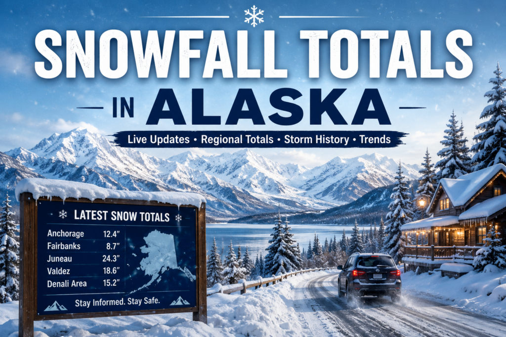 Snow Fall Total in Alaska