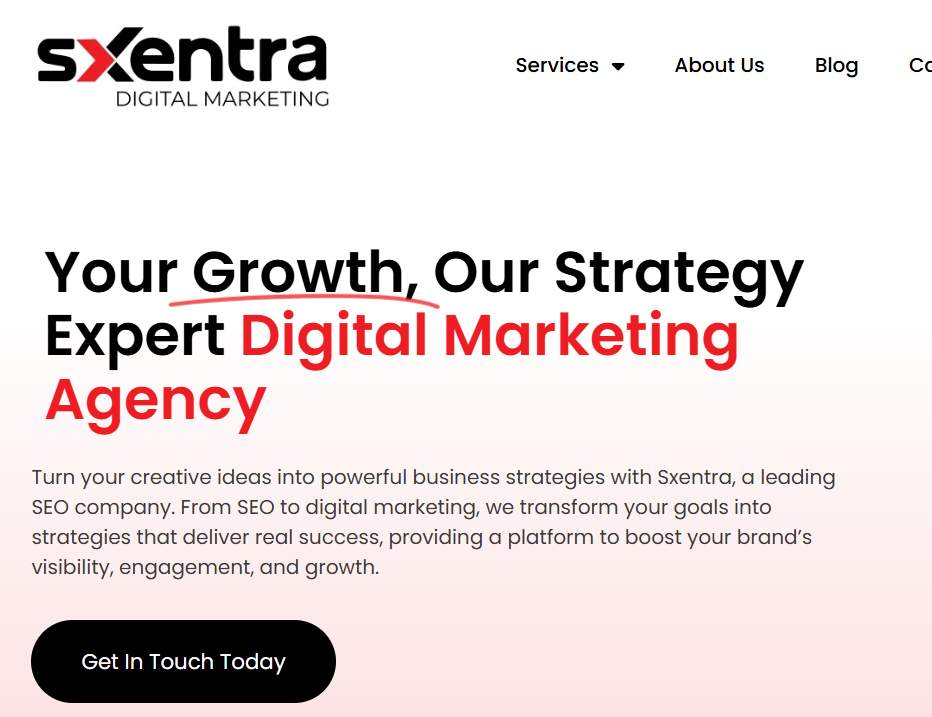 Sxentra Digital Marketing agenicy