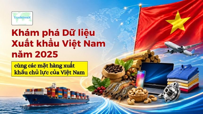 Khám phá Dữ liệu Xuất khẩu Việt Nam năm 2025 cùng các mặt hàng xuất khẩu chủ lực của Việt Nam